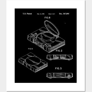 Playstation 1 Patent Posters and Art